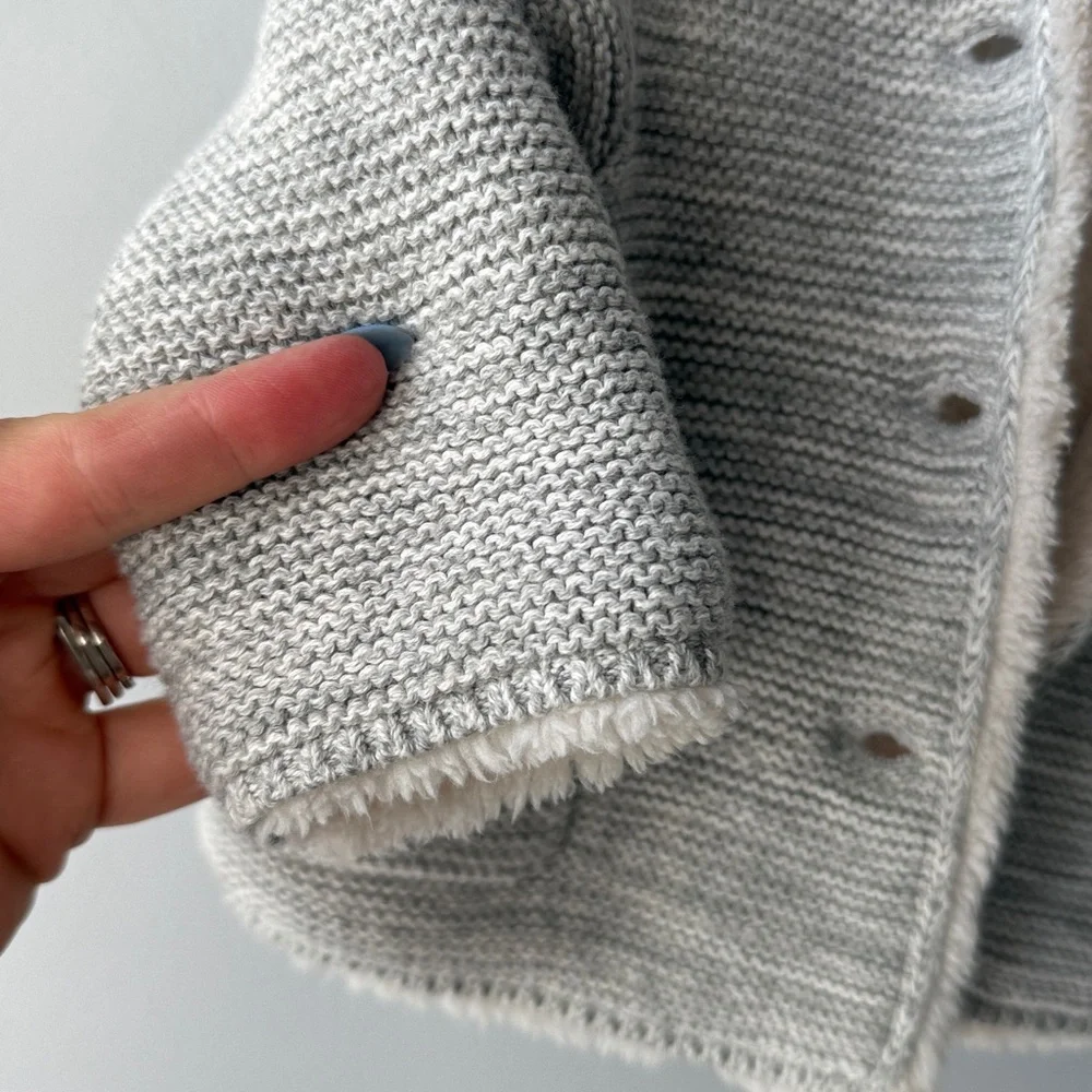 Baby‎ Gap Knit Fleece Lined Baby Coat
